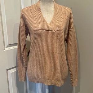 Ann Taylor HAVEN WELL WITHIN BEIGE TAN PULL OVER SWEATER